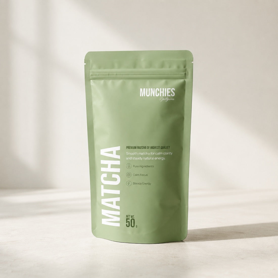 Munchies ceremonialna matcha, vrečka 50 g