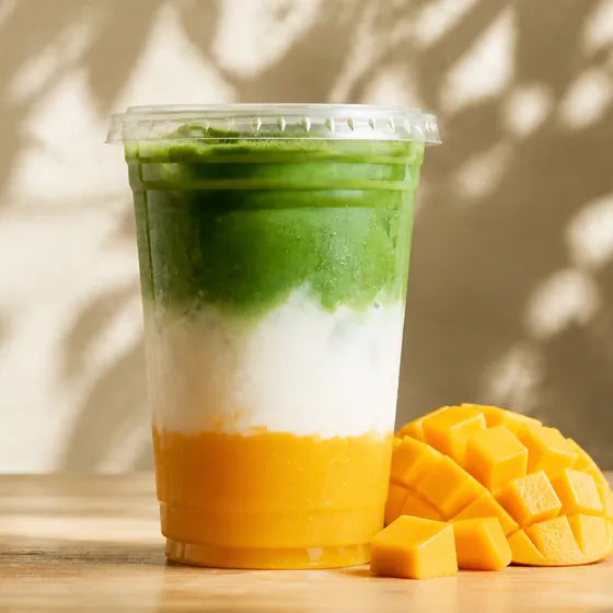 Mango matcha z ledom