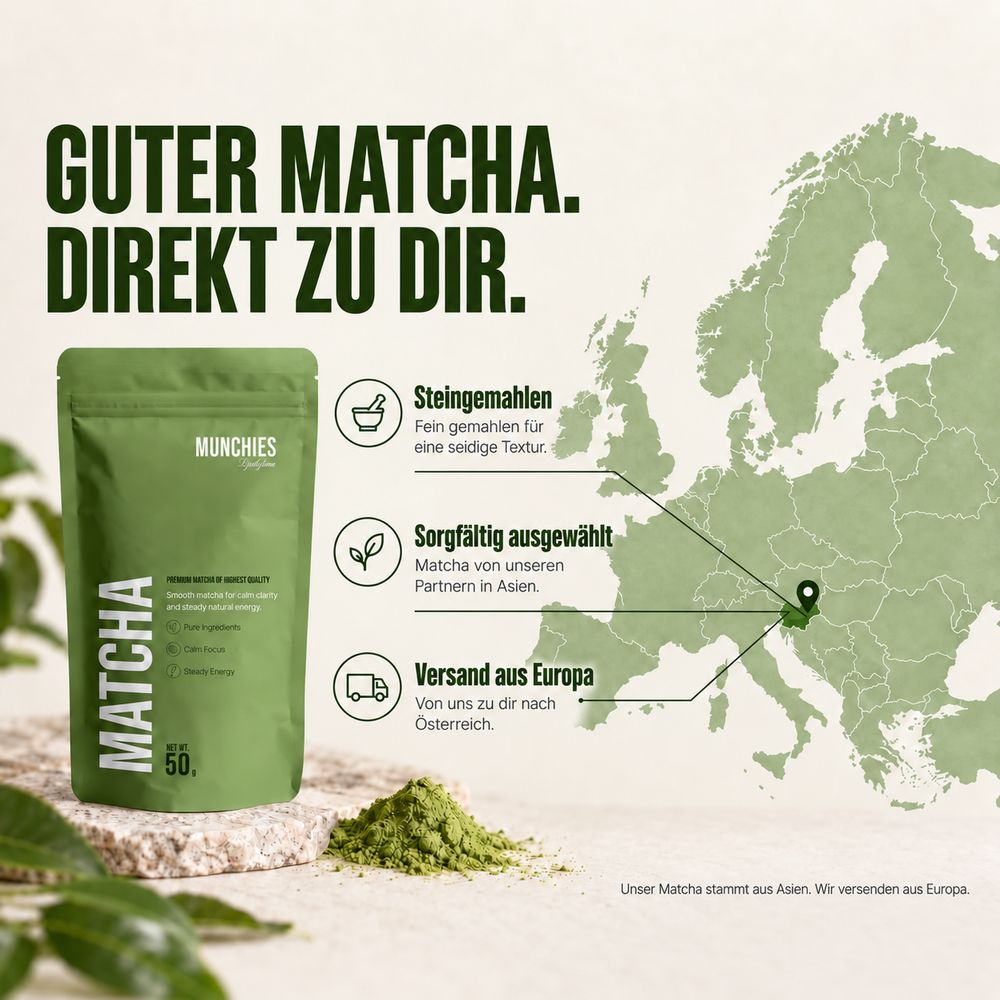 Matcha aus Asien, Versand aus Europa